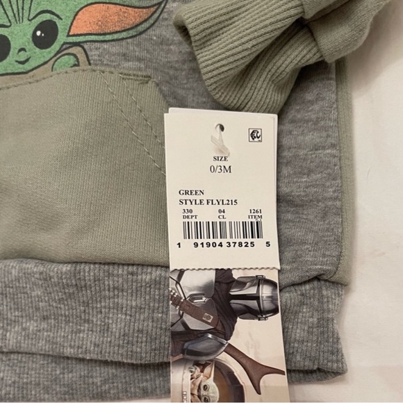Star Wars Baby Yoda 2-Piece Hoodie and Jogger Set - Picture 7 of 9
